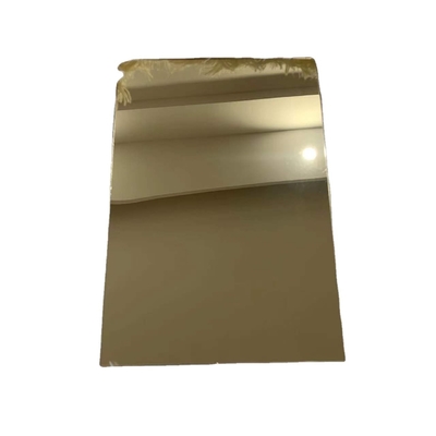 Ο ελαφρύς χρυσός καθρέφτης πλεξιγκλάς πέταξε τα ακρυλικά πλαστικά φύλλα 1220x2440mm 1mm παχύ