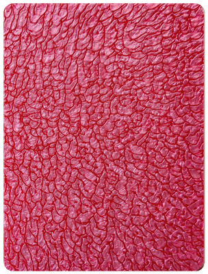 1/8 στα κόκκινα ακρυλικά φύλλα μαργαριταριών σχεδίων Python για τις διακοσμήσεις Hangbag
