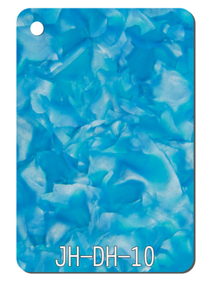 Μπλε κάλυψη εγχώριων λαμπτήρων πιάτων πετάλων διαμορφωμένη σύσταση PMMA ακρυλική πλαστική