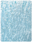 Ανοικτό μπλε Marbling μαργαριταριών Perspex πέταξε το ακρυλικό φύλλο 3mm πάχος