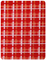 Κόκκινα ακρυλικά φύλλα 3mm μαργαριταριών πλεξιγκλάς πλέγματος πυκνά για το ντεκόρ επίπλων σπιτιών